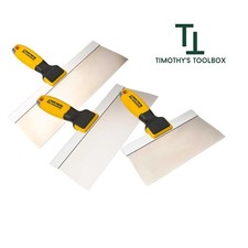 TapeTech Stainless Steel Taping Knife Set [8,...