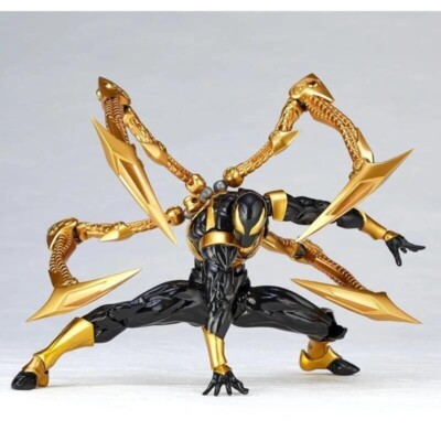 Kaiyodo Revoltech Amazing Yamaguchi Iron Spider Black Ver. Figure