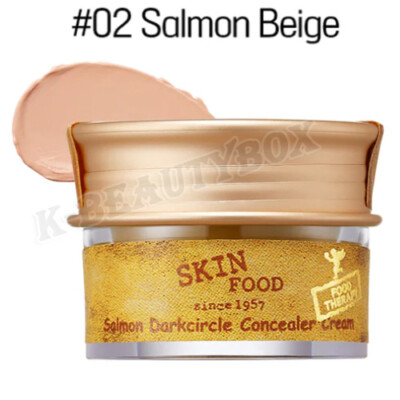SKIN FOOD Salmon Darkcircle Concealer Cream 10g #02 Beige / Face Concealer NEU