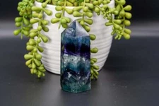 Fluorite Tower - Rainbow w/Rainbows 3.5"