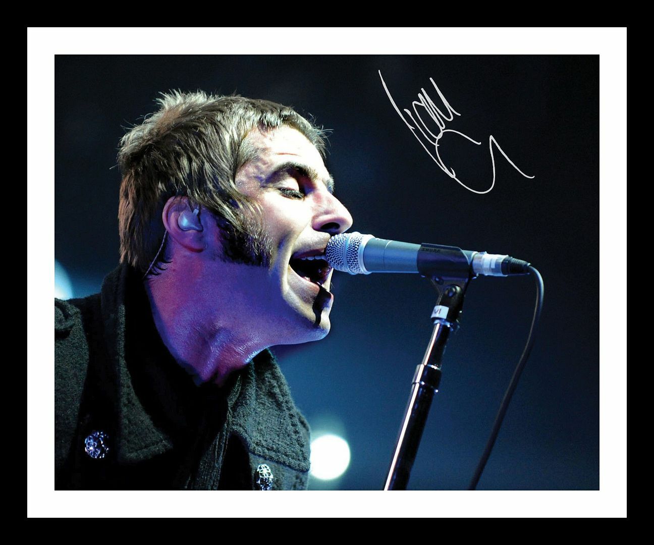 Liam Gallagher Autograph Signed & Framed Photo eBay