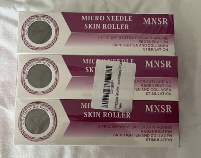MNRS 540 Needles Micro Needle Skin Roller 0.25-1.0 Mm Anti-aging Set of 3 NIP