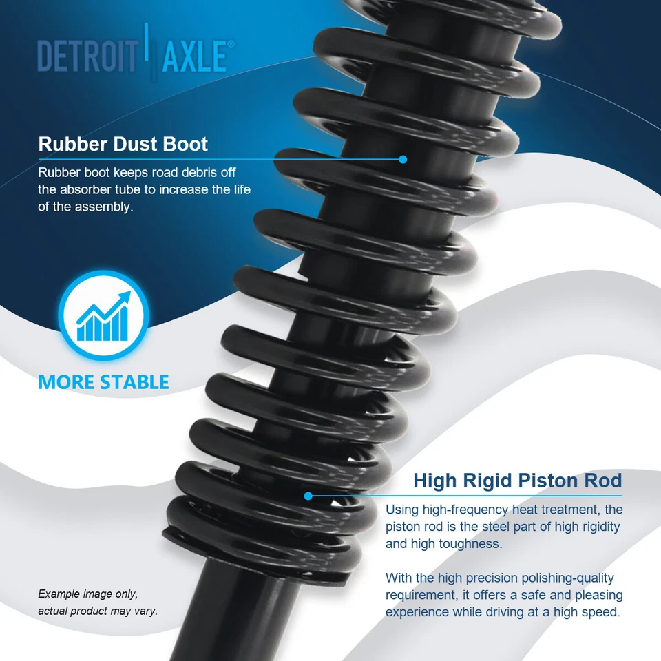 Muelle helicoidal de puntal delantero y trasero para 1996 1997 1998 1999 2000 Honda Civic Acura CL Foto 4 de 4