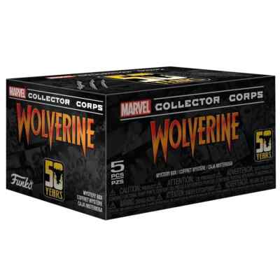 Funko Marvel Collector Corps  Wolverine 50th Anniversary Box  L Large Shirt