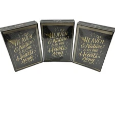 Hallmark Christmas Holiday Cards Gold Foil Tassel Stars 12 Cards Ea 3 Boxes 36T