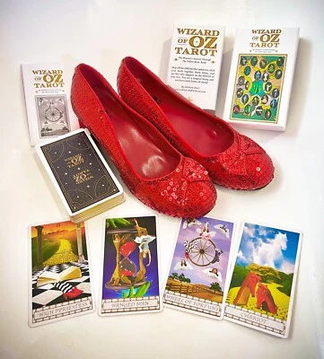 Wizard of Oz Tarot cards deck 78, Gold-Gilded Edges, 2.75 x 4.75 inches
