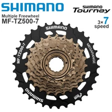 Shimano MF-TZ500-7 7Speed 14-34T MTB Bicycle Freewheel Cassette Screw-On w/Tools