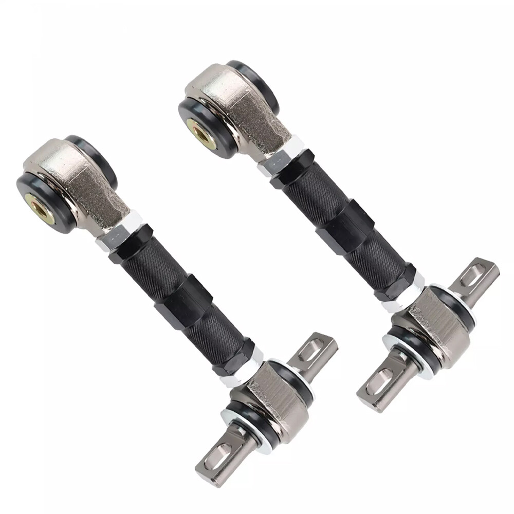 Bras De Suspension Réglable Arrière Pour Honda Civic - Kit Camber, Aluminium Noir, Neuf