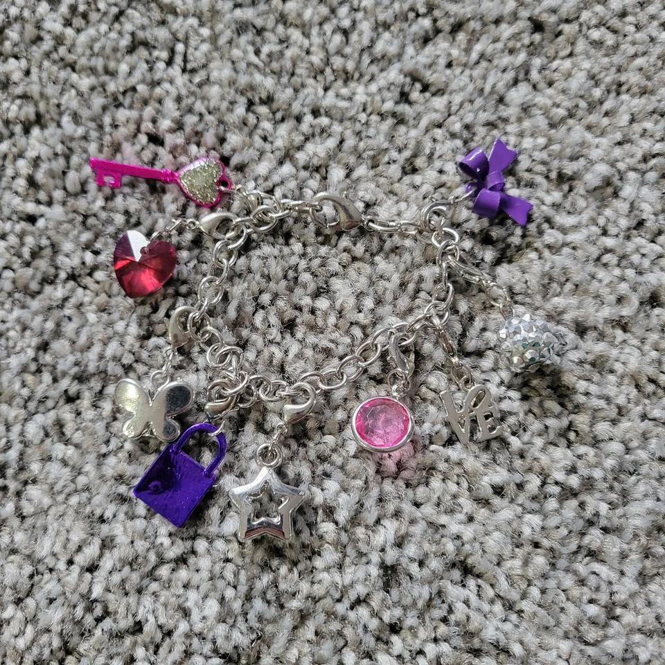 4 Different Girl Bracelets. Best Friends. Butterfly. Raccoon. Charm Bracelet.   - Image 4 of 4