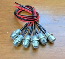 6 Super Bright Bbt 12 Volt Bright Red Led Indicator Lights In Stainless Bezels 6 Super Bright Bbt 12 Volt Bright Red Led Indicator Lights In Stainless Bezels