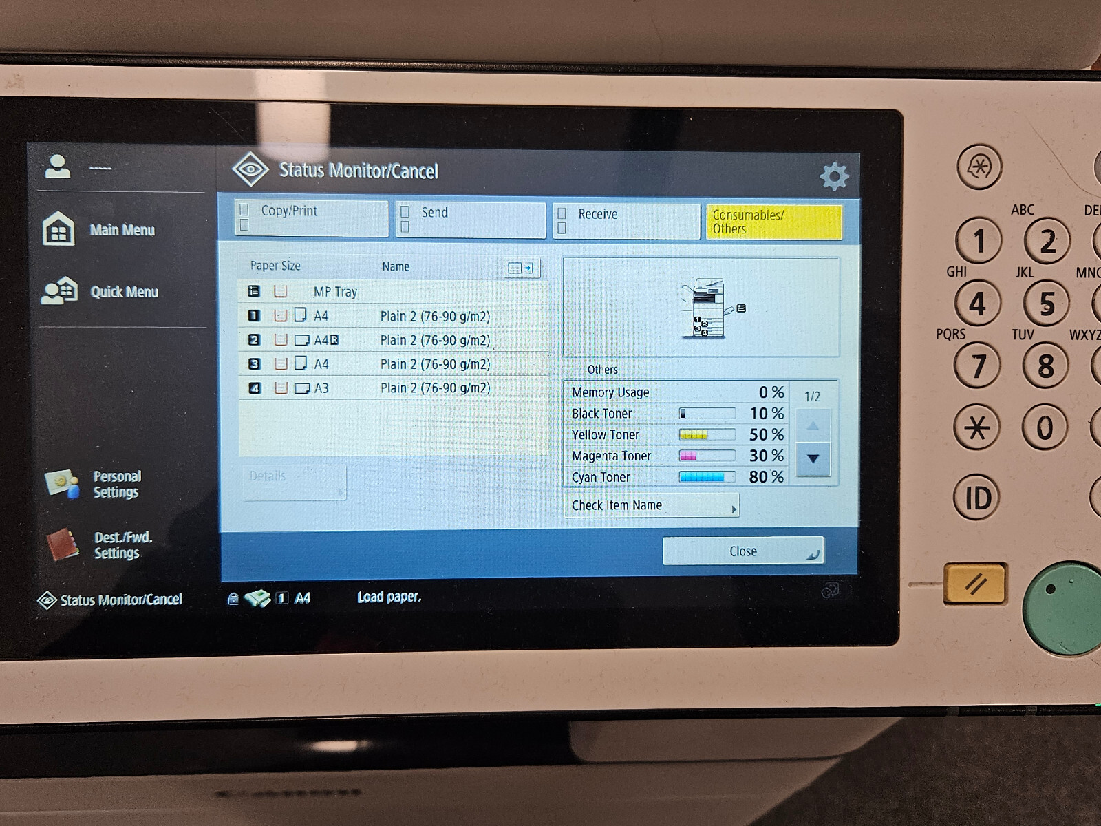 CANON IMAGERUNNER ADVANCE C5550i With Finisher, Used in fully working order. eBay