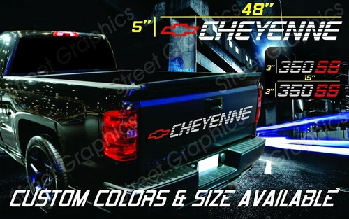 CHEYENNE 350 SS BED Vinyl Decal Stickers graphics