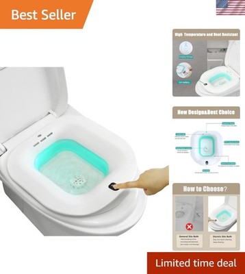 Electric Sitz Bath- Foldable Postpartum Care Basin，Sitz Bath Tub for Soothes ...