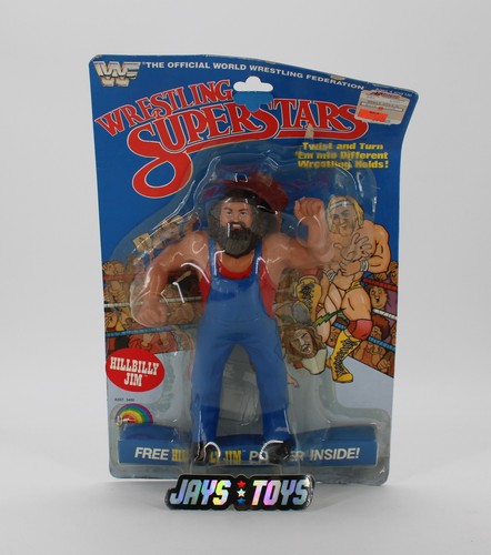 Vintage 1985 WWF Wrestling Stars Hillbilly Jim LJN...