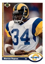 1991 Upper Deck Marcus Dupree #499