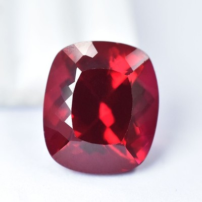 18.23 Ct Cushion Cut Natural Red Ruby High Valuable Loose Gemstone Certified