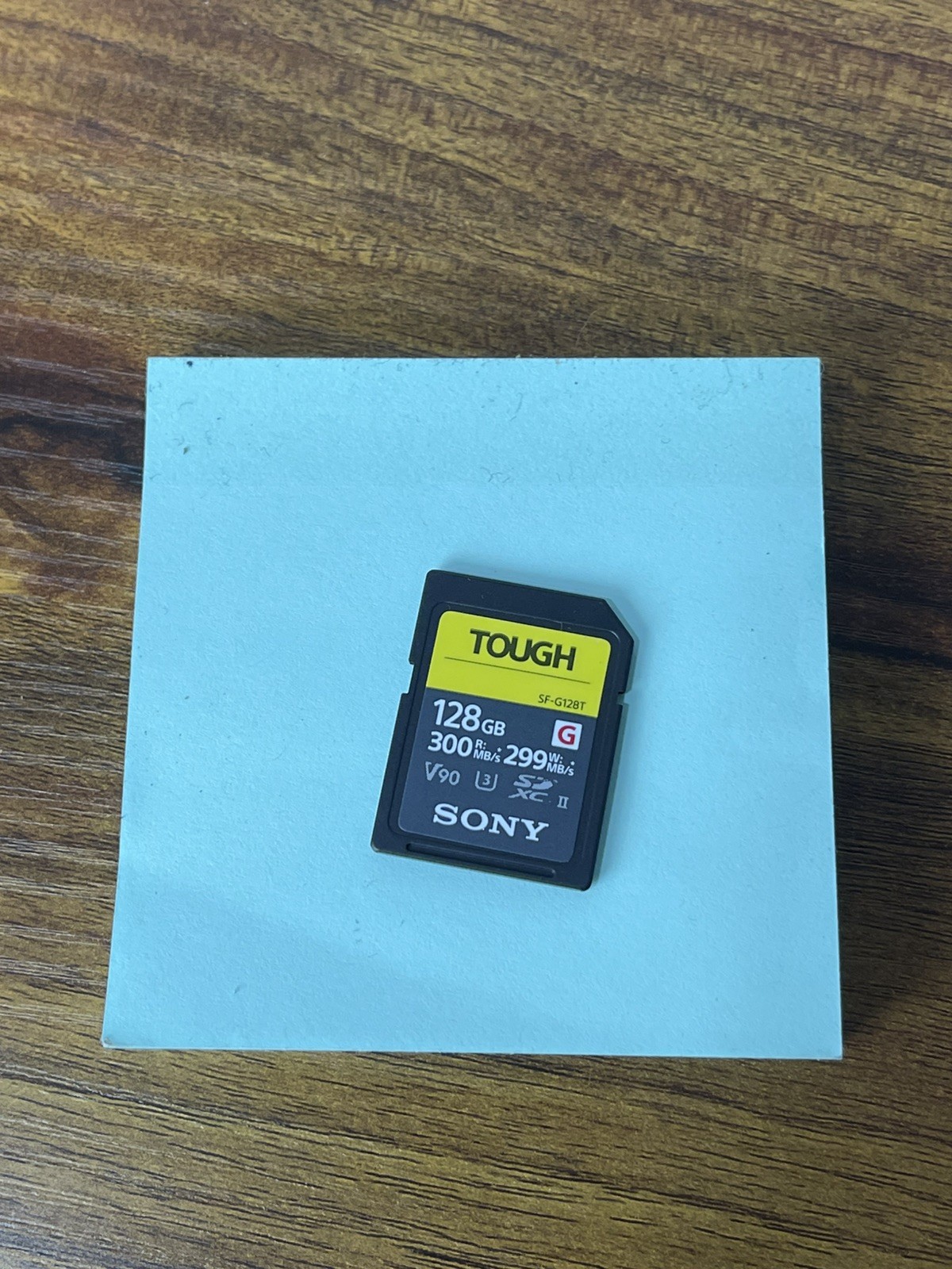 Sony 128GB SF-G Tough Series UHS-II SDXC Memory Card - Very Good Condition