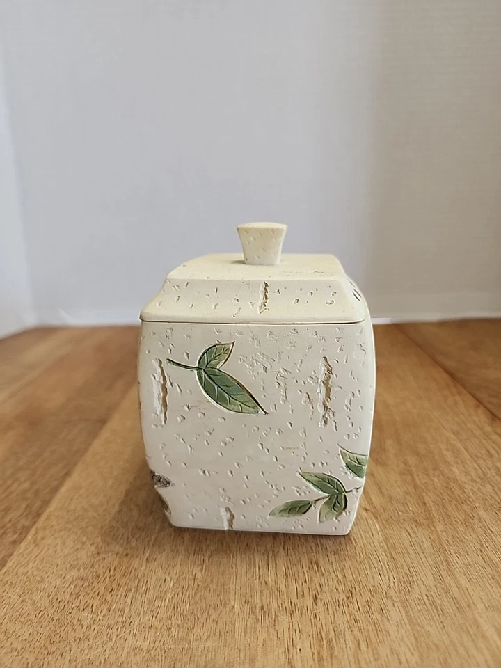 KOHL'S SKL HOME Saturday Knight Ltd Vanity Box Flowers Ferns 4.25"l 4.5"h - Image 4 of 4