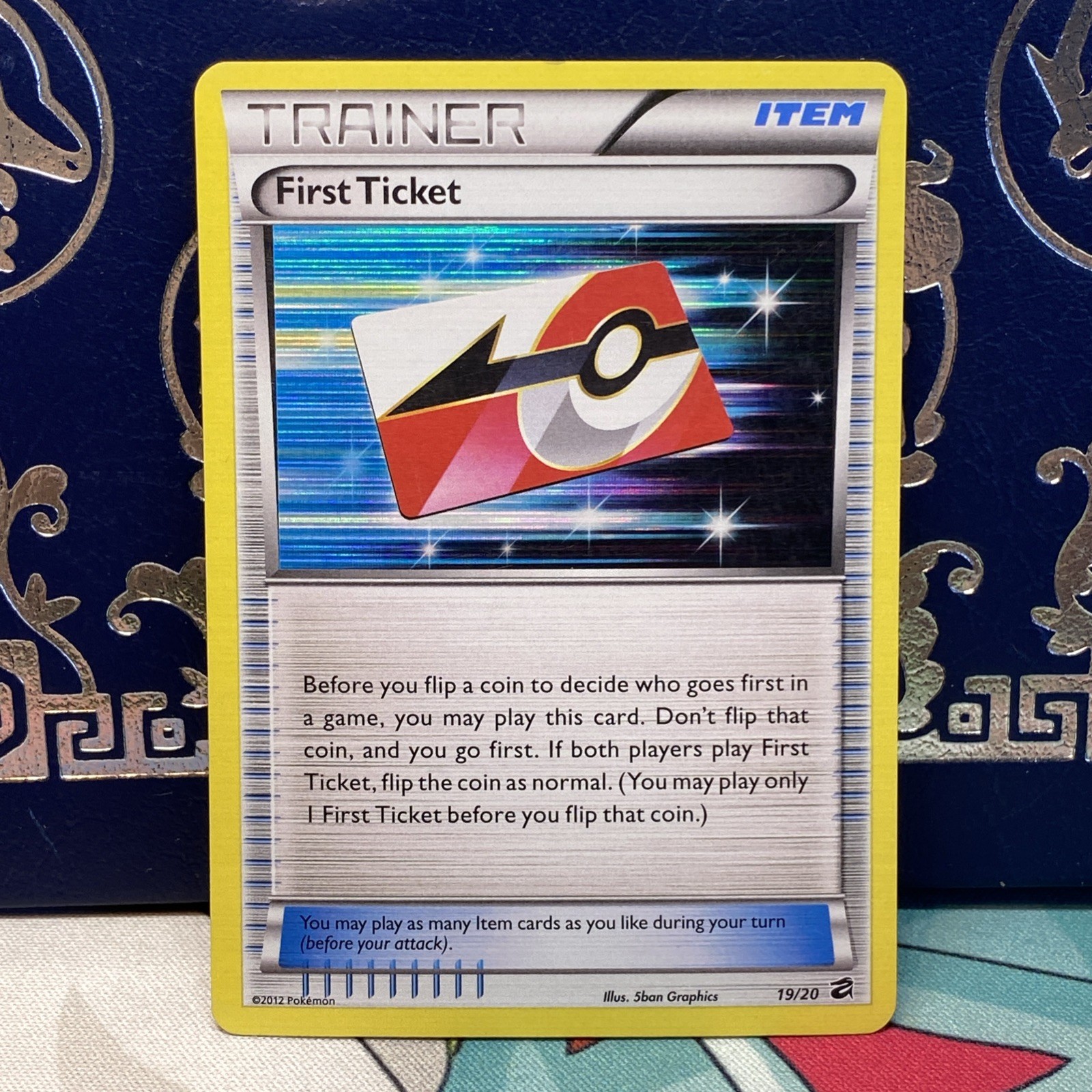 First Ticket 19/20 EX Dragon's Vault NM Holo Rare Pokemon Card