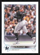 2022 Topps Update #US126 Joe Dunand RC