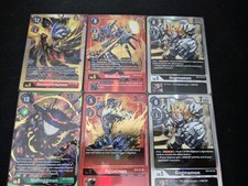 DIGIMON ANCIENTGREYMON, RIZEGREYMON, AGUNIMON, GOGMAMON, NODHOGGMON BT4 Foil NM