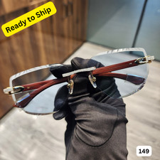 VVS Moissanite Sunglasses Rimless Glasses Frames Designer Glasses Men Women