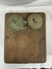 VINTAGE American Electric Telephone ~ Wooden Bell Ringer Box  For Parts OO