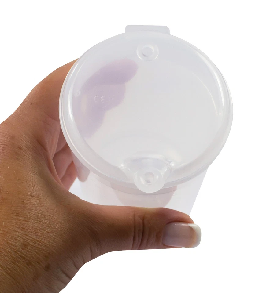 Medi-Inn Schnabelbecher Transparent Öffnung 4 x 4 mm Schnabeltasse (3 Stück) - Bild 4 von 4