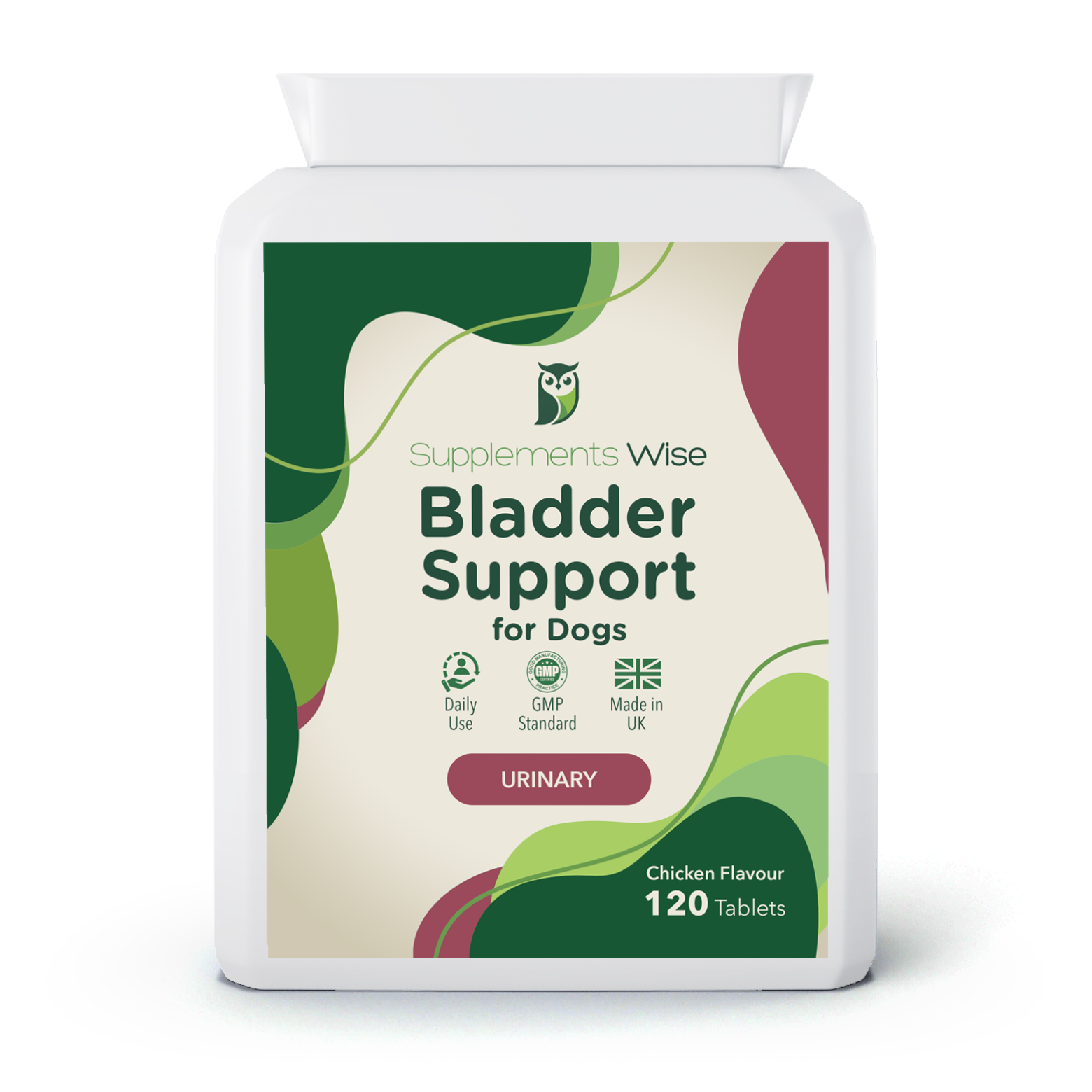 Bladder Support For Dogs and Cats 120 Tablets UTI Cystitis Relief With D Mannose