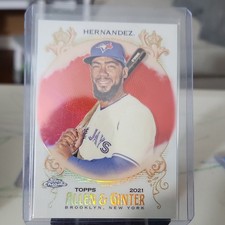 topps allen & ginter chrome Teoscar Hernandez 1/5 Blue Jays 2021 #193