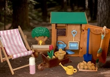Sylvanian families Garden Shed Bundle.   Vintage