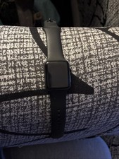 Apple Watch Series 3 42mm Space Gray Aluminum Case with Sport Band - Black