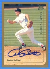 ADAM EVERETT Signed/Autographed 1999 Topps Traded RC Rookie Card #T48 w/COA b. rookie card picture
