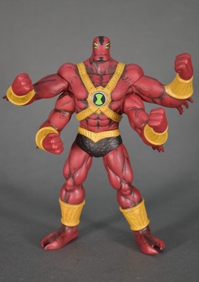FOUR ARMS - BEN 10 7'' HYBERALIEN ACTION FIGURE - BANDAI - LOOSE