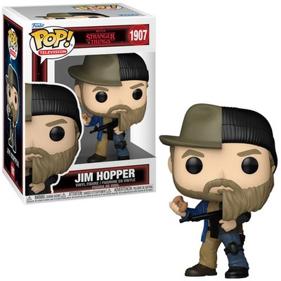 Jim Hopper #1907 - Stranger Things Split Funko Pop!