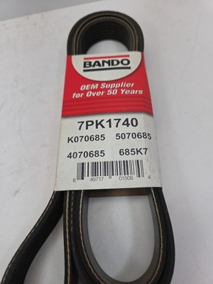Bando 7PK1740 Serpentine Drive Belt Fit 02-05 ACURA RSX 2.0L  03-04 R ROVER 4.4L