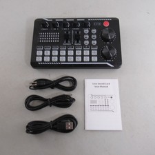 Live Sound Card Audio Interface Effects Voice Changer DJ Mixer