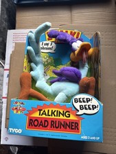 1994 Talking Road Runner Plush Tyco Toy UNTESTED