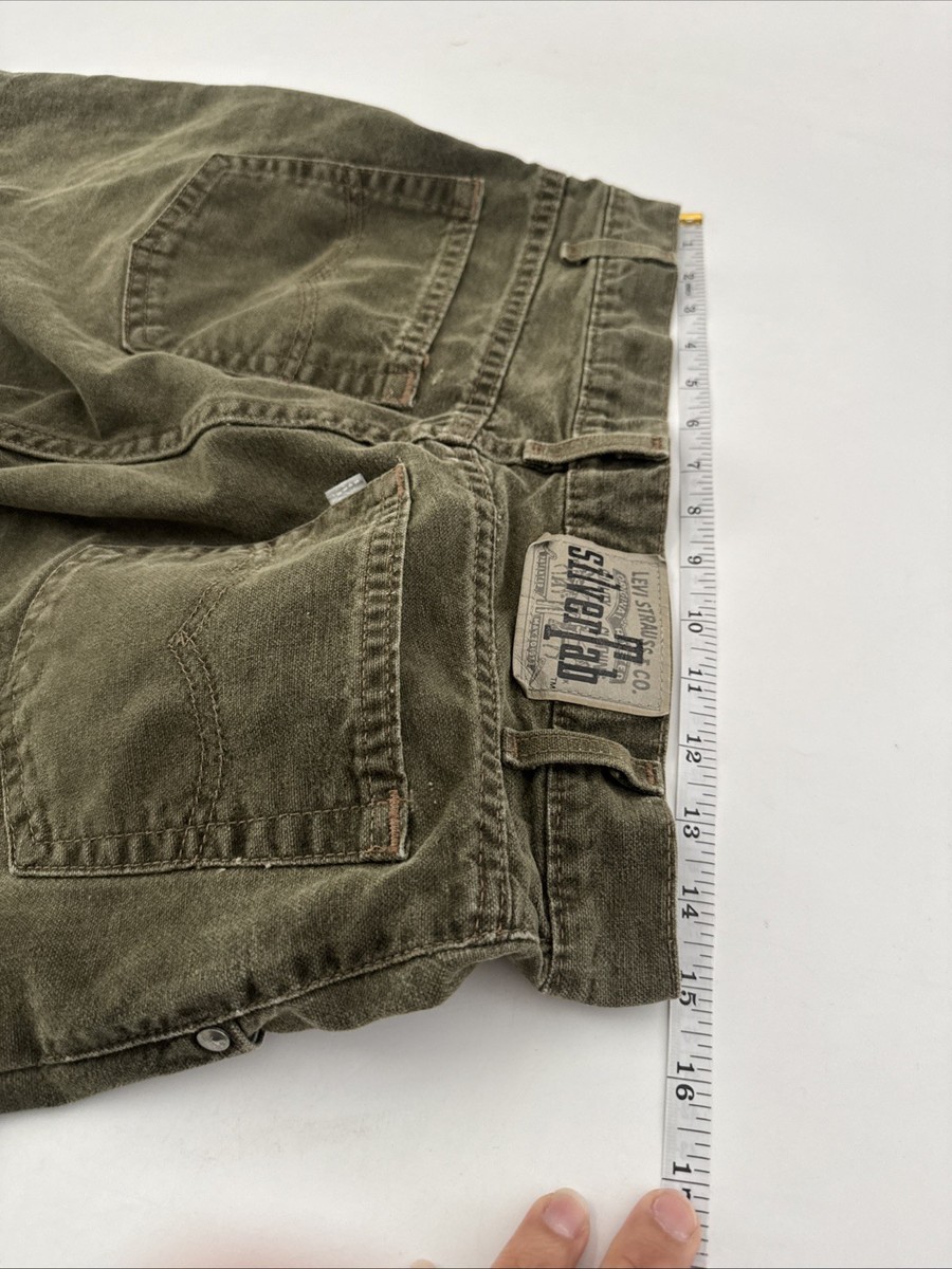 Vintage 90's Levi's Silver Tab Jeans Loose Fit Green Denim Pants