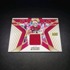 Panini Score 2025 Christian McCaffrey Stars of the NFL Memorabilia 49ers SNJ-CMY