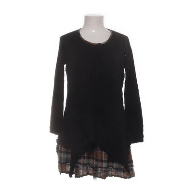 Xinouyili, Kleid, Größe: XXL, Schwarz/Mehrfarbig, Zopfstrick, Damen #NXP