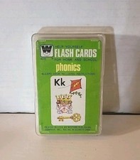 Vintage Whitman Phonics Flash Cards Complete Rare