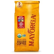Mayorga Organic Decaf Coffee 2lb Bag - Dark Roast 100 Arabica Beans