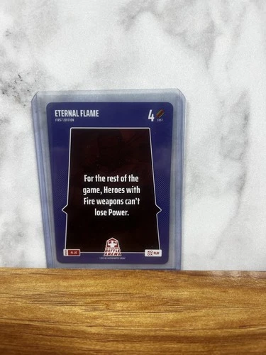 2025 Bo Jackson Battle Arena Alpha Update SP Play Card #PL-20 Eternal Flame