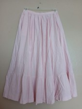 Vintage Ralph Lauren Skirt 8 Pleated Maxi Pockets Classic Preppy Easter