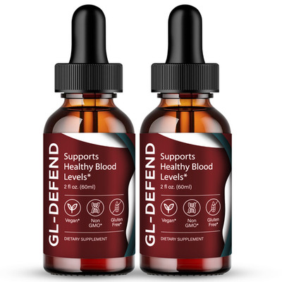 (2 Pack) GL Defend Drops, GLDefend Advanced Formula Blood Supplement Drops