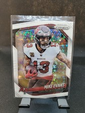 2025 Panini Prizm Mike Evans #225 White Disco Buccaneers