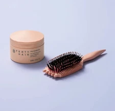 Fenty Hair The Homecurl Curl-Defining Cream + Bounce Curl Edgelift Brush