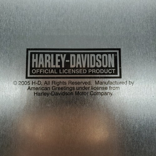 HARLEY-DAVIDSON 12 CD Holder Round Metal Zip Case Star Logo 2005 - Bild 5 von 8