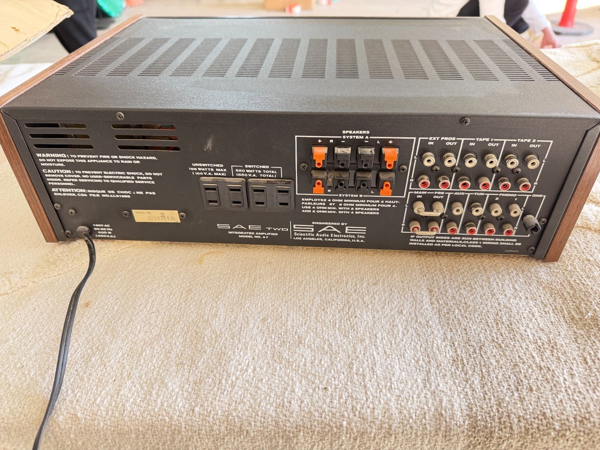 ミュージック sae SAE Two A7 Integrated Amplifier + T7 Digital Quartz Lock Tuner